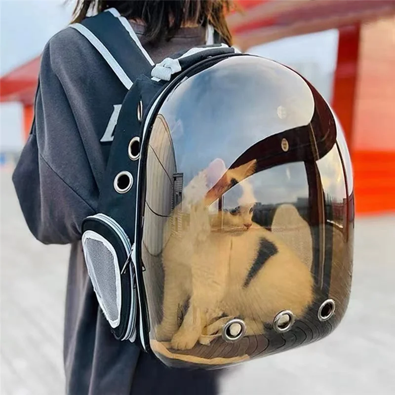 

Carrying Bag Space Pet Backpack Breathable Portable Transparent Backpack Puppy Dog Transport Carrier Space Capsule Bag B Durable