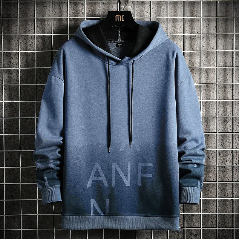 Men Hoodies Sweatshirt Oversized Harajuku Streetwear Hoodie Men Casual Hoodies Hip Hop Male Gradient Hooded Autumn Outwear