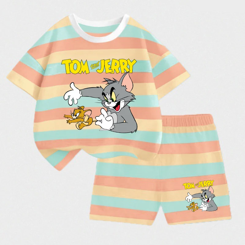 Kaus Anak Laki-laki Tom dan Je - Summer Clothing Gifts ulasan dan harga