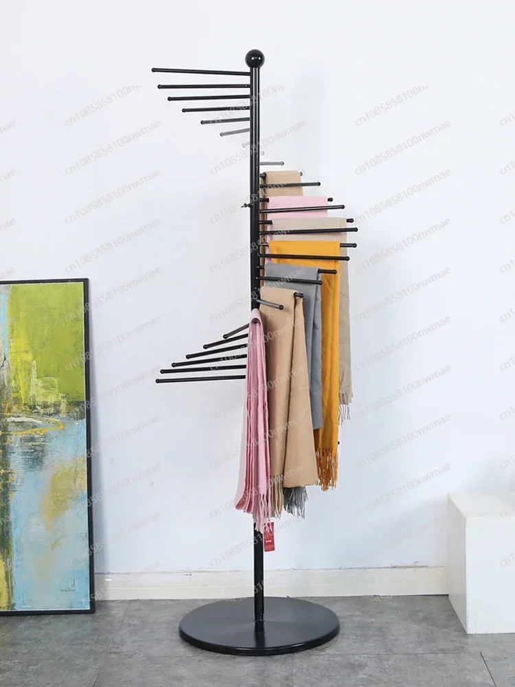 

Кованая напольная вешалка для шарфов, подставка для демонстрации шарфов, ремней и сумок, органайзер для розничной торговли и дома
