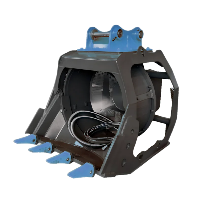 Heavy Duty Screening Bucket For 15-25T Excavator Skeleton Sieve Shaker Sifter Attachment For Rock Soil And Recycling Separation