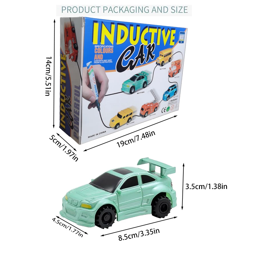 Creative Original Inductive Car Line Follower Magic Pen Toy Follow Any Line You Draw Xmas Gifts Educational Toy