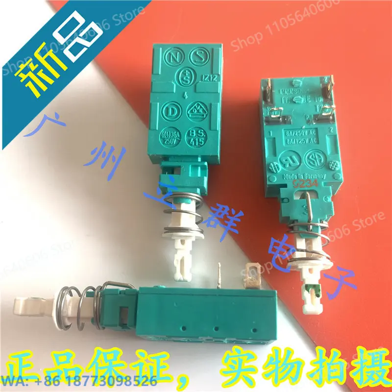 NE18T70 ITT Silver Alloy Touchpoint Push-pull Switch 4-hole Pin with Lock, 1PCS