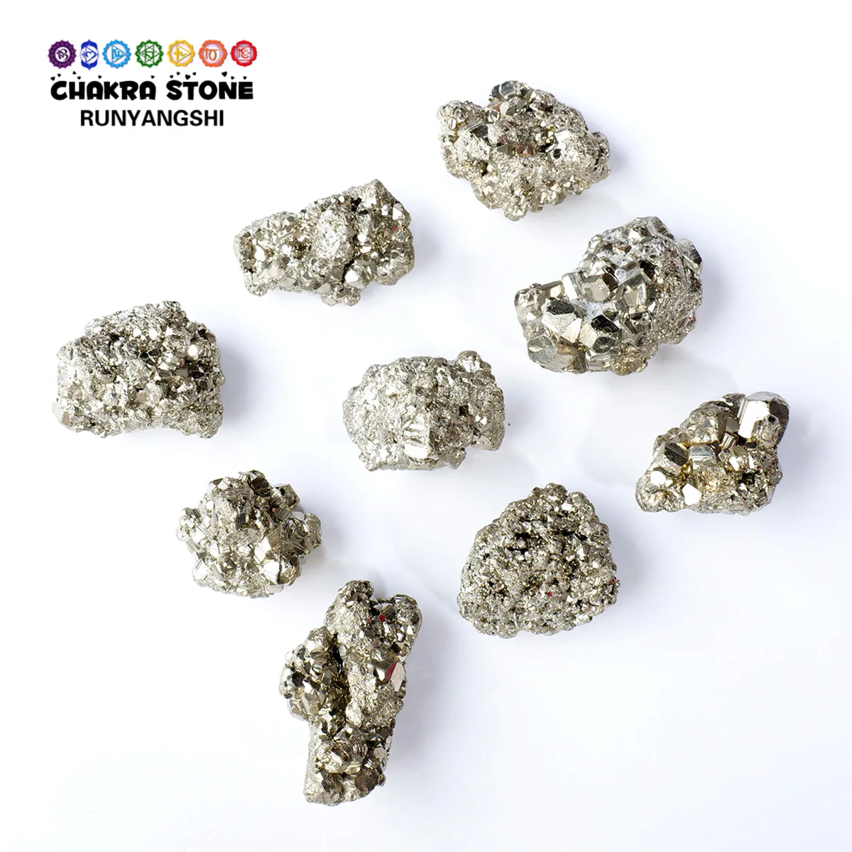 Grade A High Quality Natural Crystal Chalcopyrite Raw Stone Block Irregular Ore Home Decor Aquarium Decorative Stones