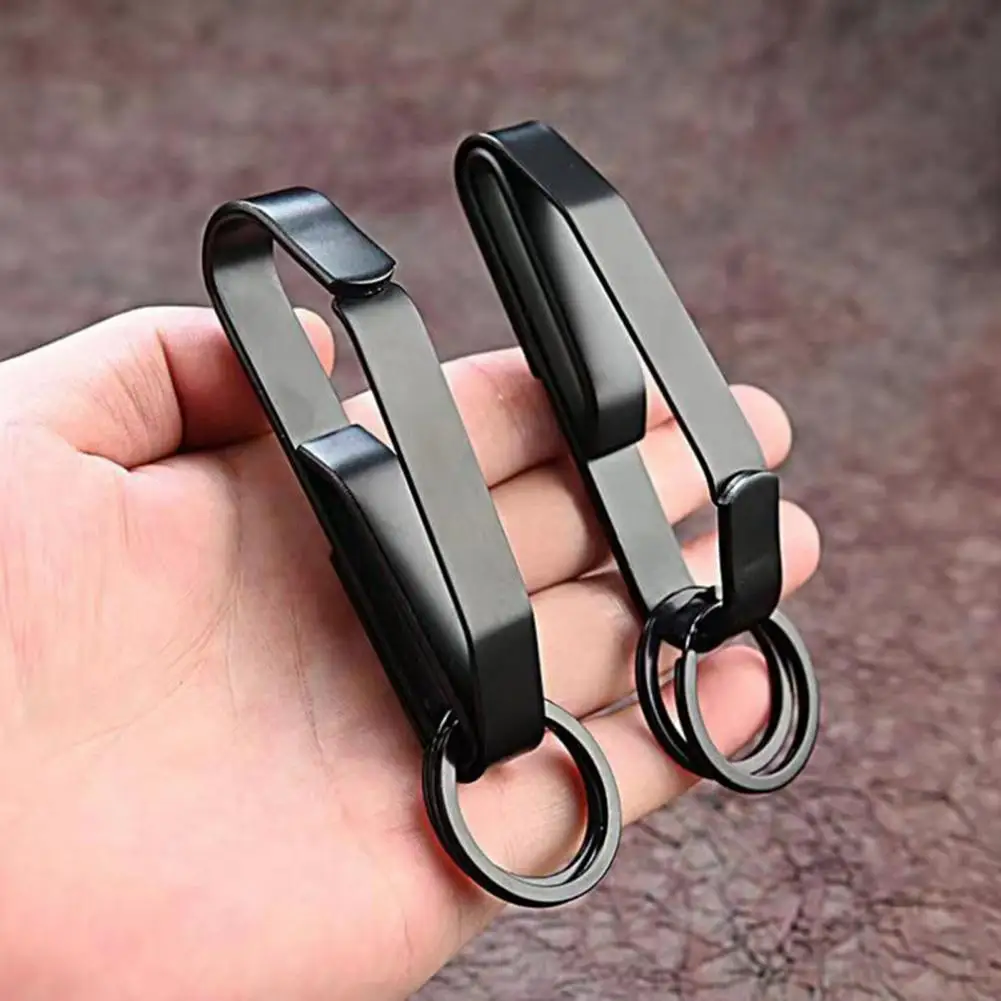 

Key Management Buckle Versatile Key Holder Buckle for Outdoor Hiking Quick Release Belt Key Clip with Key Rings Belt Key Holder