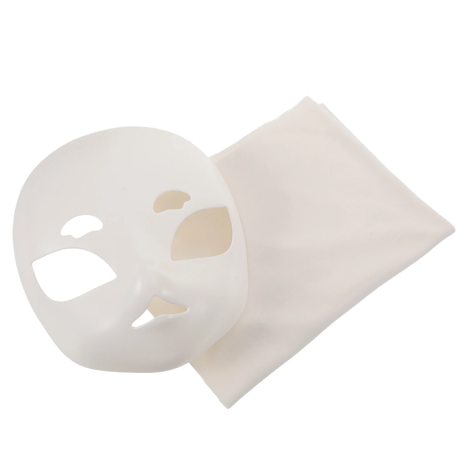 

1 Set White Animal Cosplay Blank Diy Fursuit Head Base For Costume Accessory Carnival Party Halloween Unpainted Plastic Mask