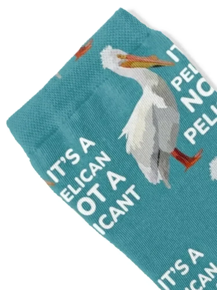 Its A Pelican Not A Pelicant Socks soccer anti-slip funny gift funny sock Socks Ladies Men's