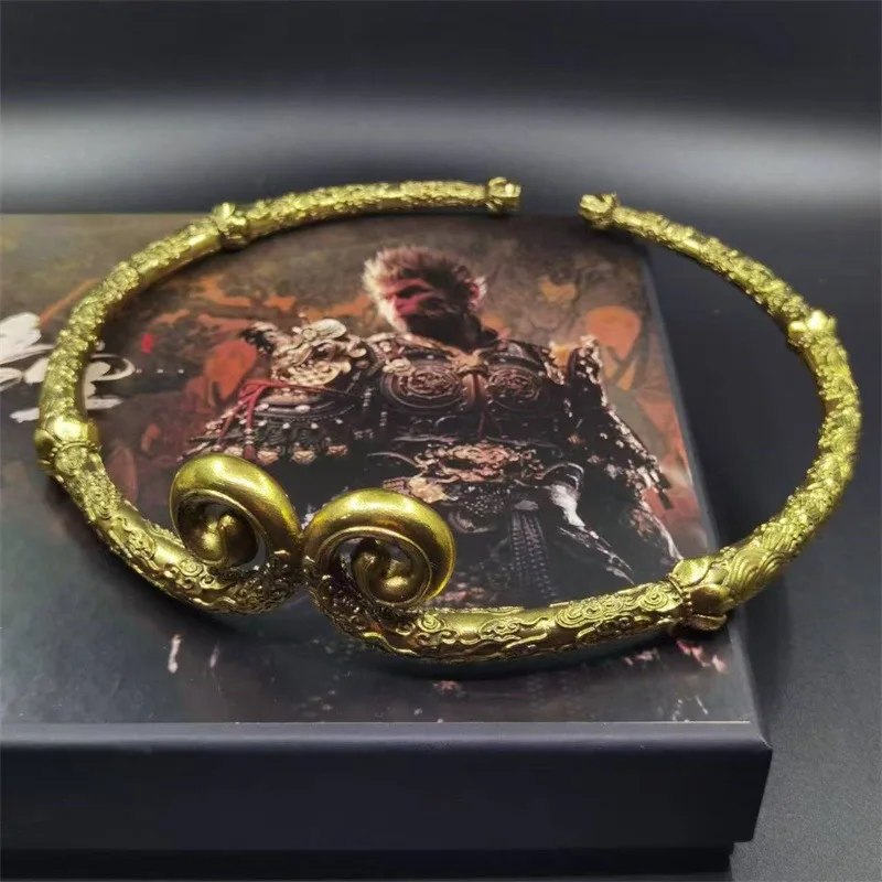 

Hot Black Myth Wu Kong Hoop Black Myth Wukong Game Figurines Game Accessories Gift Deluxe Collector's Edition Cosplay Props