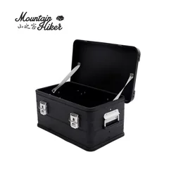 Mountainhiker  S M L New Outdoor storage aluminum alloy camping self-driving tour portable flip storage dustproof protective box