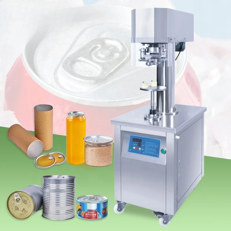 Plastic fish and tomato, sealed can, manual food canning tin can sealing machine