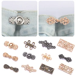 Trousers Waist Button Fixed Tightening Artifact Metal Buckle Skirt Adjustment Button Dress Waist Change Button DIY Classical