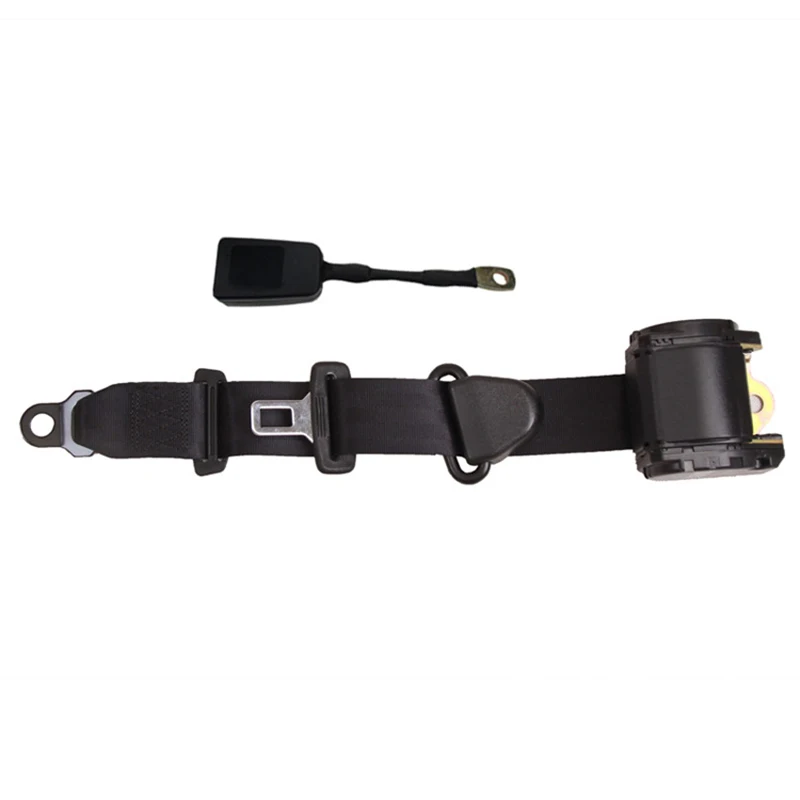 Universal Retractable Belts 3.4 Meters with Belts Bracket Kits Universal Adjustable Retractable Lap Seat Belts