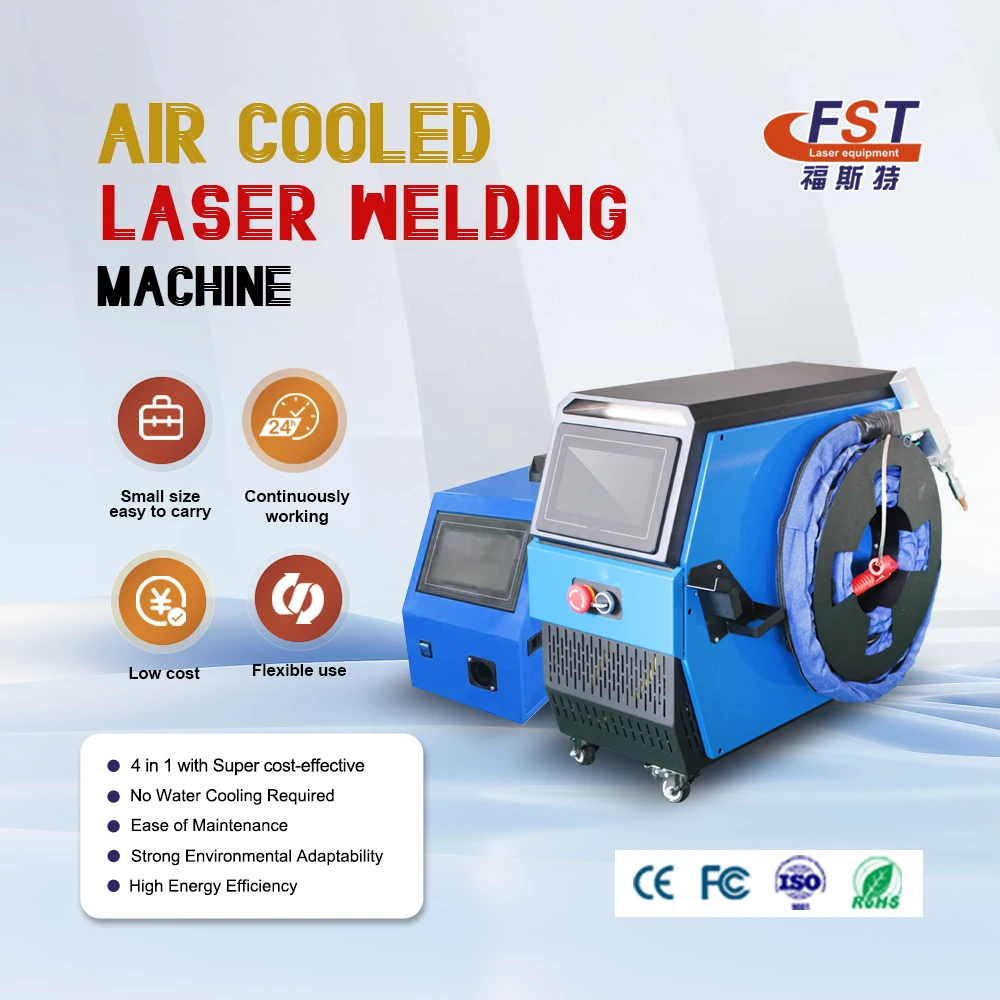 Air cooling Laser Welding Machine 1150W Fiber Laser Welder Handheld Laser Welding Machine 1250W 1450W