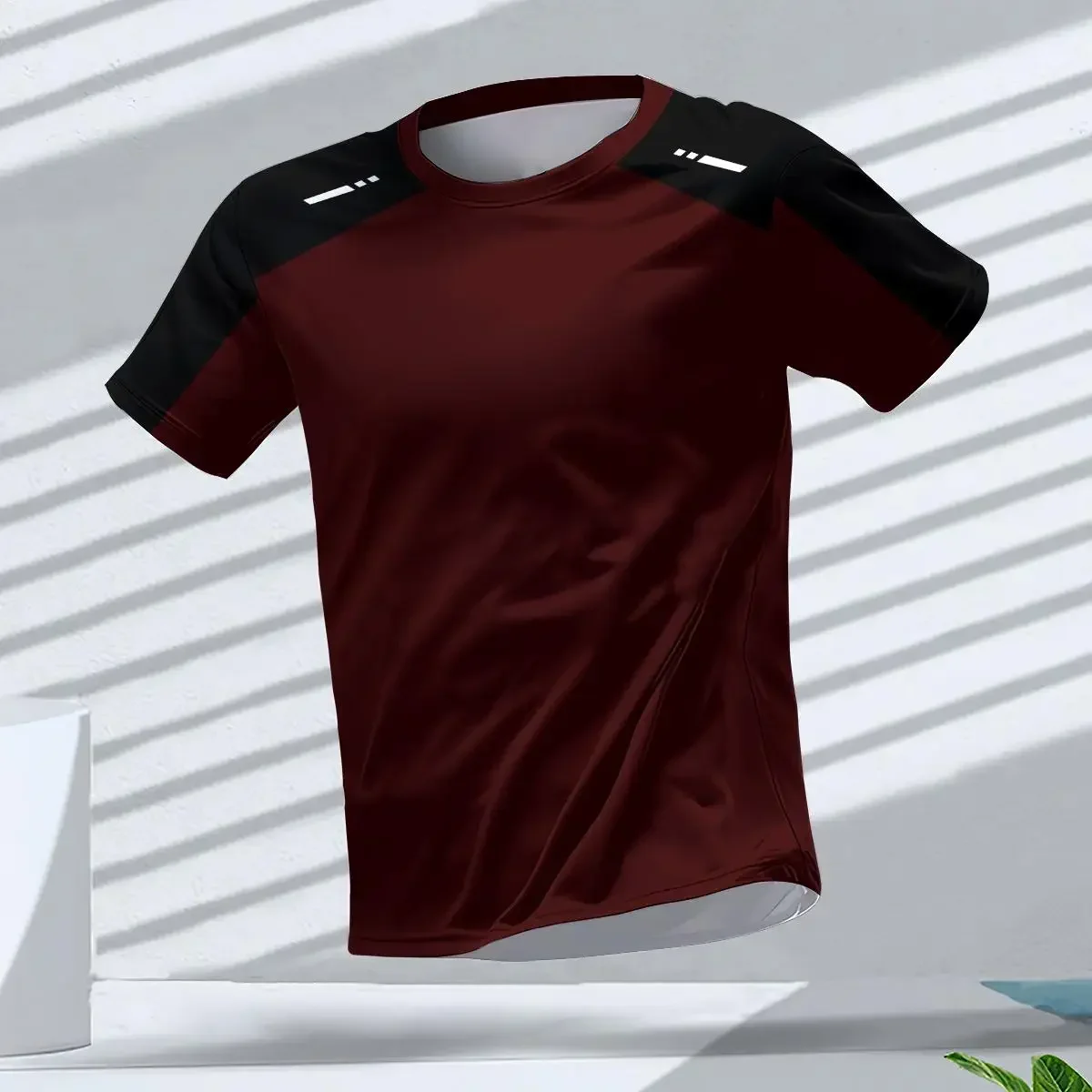 Herren Y2K Sport-T-Shirt Atmungsaktiv Schnelltrocknend Hochwertig Outdoor Lauf- und Trainingsaktivbekleidung – Detail 20
