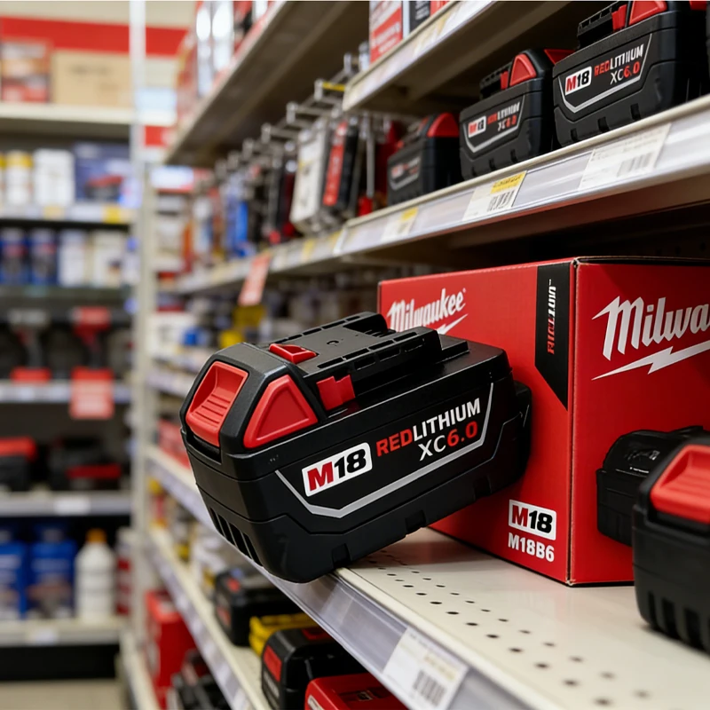 

M18 Milwaukee 18V 5.0Ah/6.0Ah Battery Li-Ion Replacement Battery, For 18V 48-11-2830 0730-20 Tools battery