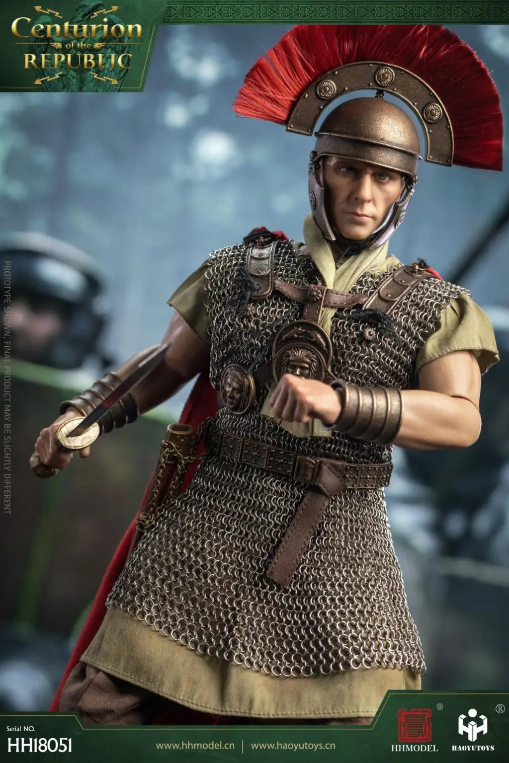 1/6 Action Figures Model HHMODEL HAOYUTOYS HH18051  Rome Empire Centurion of the Thirteenth Imperial Legion in stock