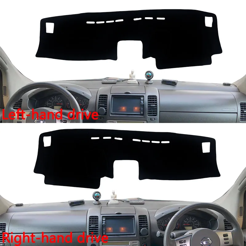 For Nissan Navara D40 MK2 2th 2Gen 2008~2014 2009 2010 Dashboard Rug Cover Dash Mat Protective Avoid Light Carpet Car Stickers