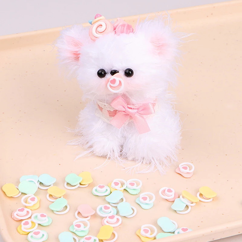 Cute Mini Doll Pacifier Plastic Model Home Furnishing Decoration Cute Mini Dummy Pacifier Model Accessories