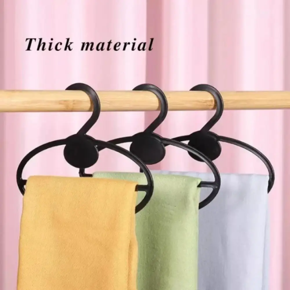 Elliptic Coat Hanger Oval Scarf Shawl Holder Organizer Racks Belt Tie Display Shelf Space Saving Home Closet Organizer