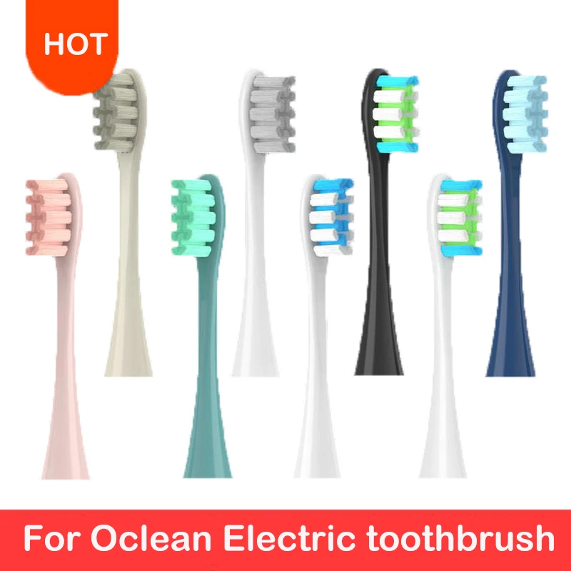 6PCS For Oclean X/ X PRO/ Z1/ F1/ One/ Air 2 /SE Electric Toothbrush for Adults Replacement Hot Sonic Cleaning Toothbrush Heads