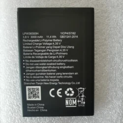 3.8V 3000mAh 11.4Wh LPW38300H Replacement Battery For Hisense H30lite E40 Lite E Max Phone batteries