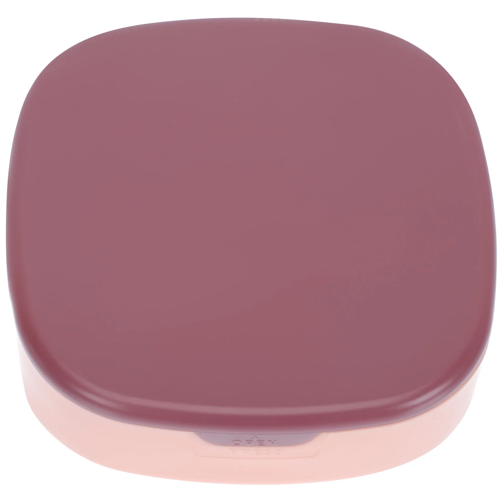 

Portable Jewelry Box Mirror HIPS TPR Material Durable Practical Storage Case for Earrings Travel Accessories ganization