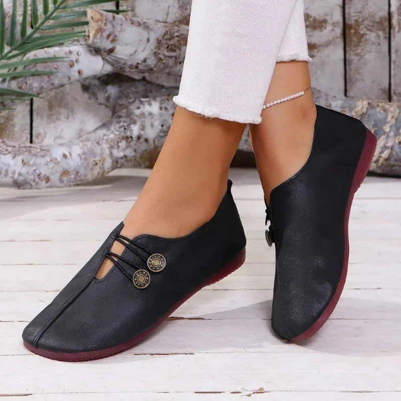 Zapatos planos de marca de moda para mujer con estilo casual, ideales para el día a día