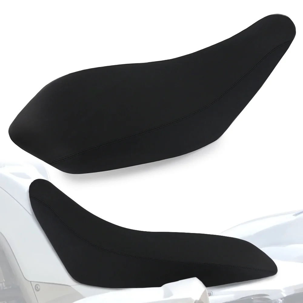 

For Yamaha Raptor 700 Raptor 700R 2006-2024 Motorcycle Non-Slip Seat Cover PVC Leather Striped Grip Gripper Seat Cover & Foam