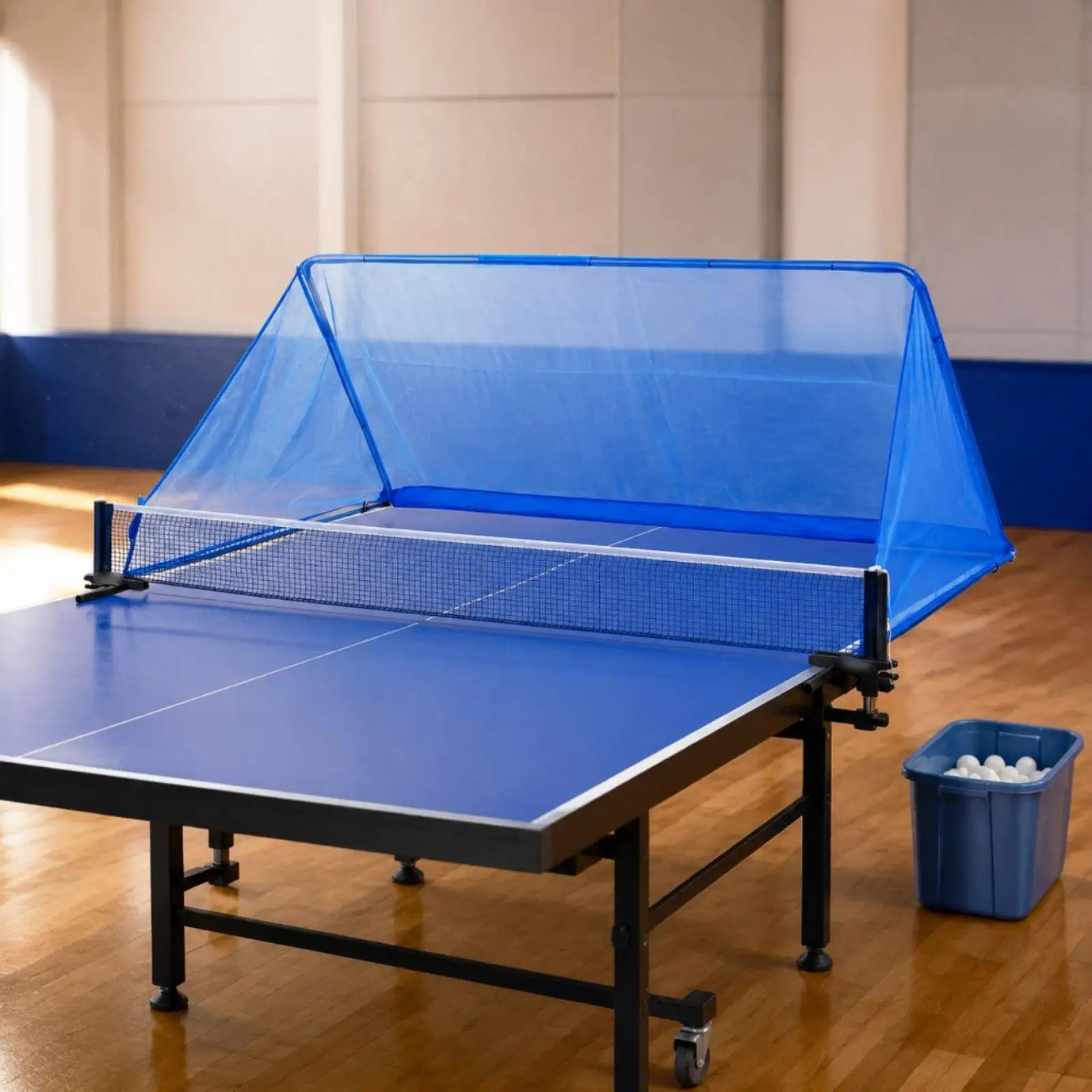5 Pieces Table Paddle Return Net Adjustable Table Paddle Sphere Collector