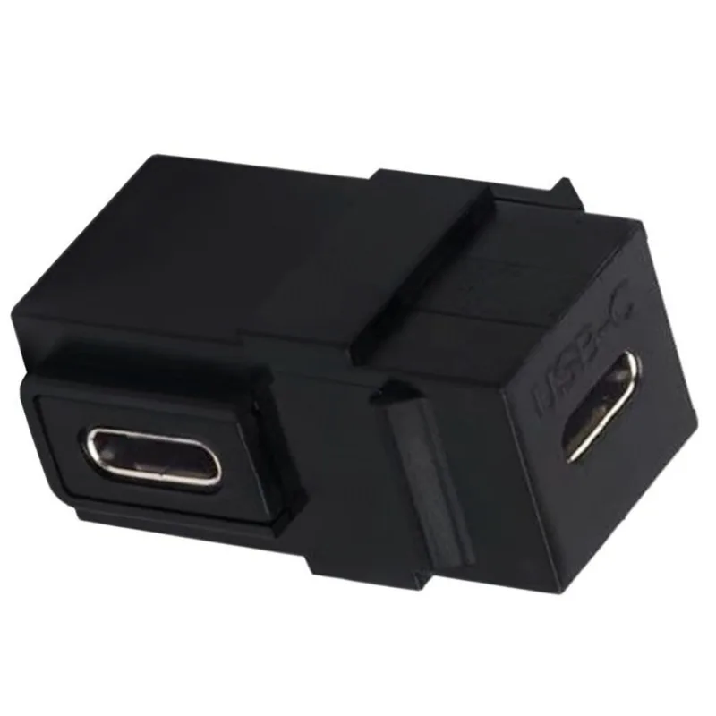 USB C Trapez buchse 90 Grad abgewinkelt USB 3,1 Typ C Stecker Trapez einsatz Buchse zu Buchse für Wand platte Steckdose