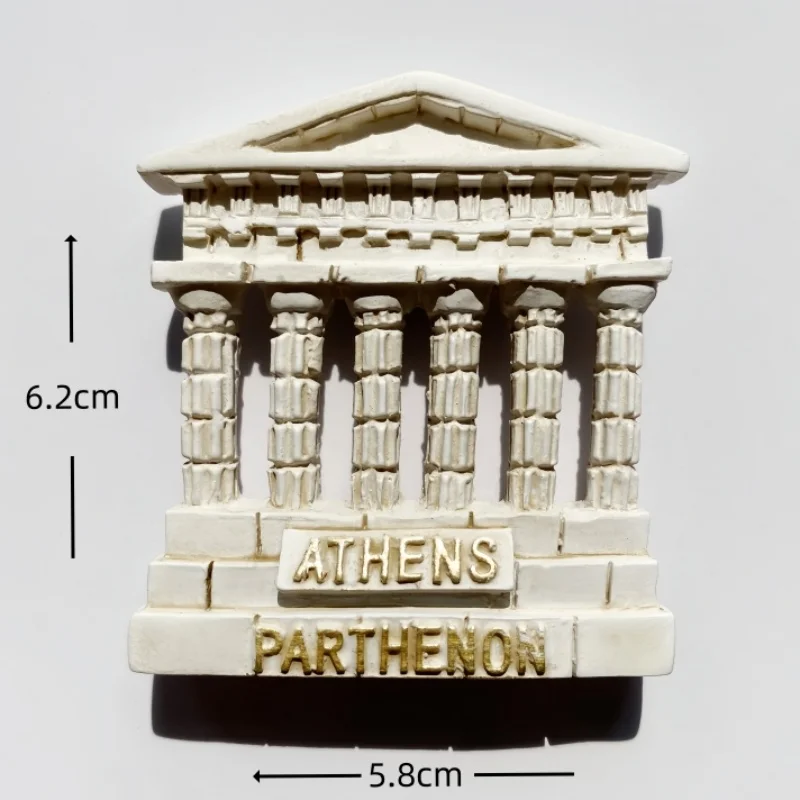 اليونان، أكروبوليس أثينا، أطلال، ثلاثية الأبعاد الإبداعية، المناظر الطبيعية، الحرف الزخرفية، ملصقات الثلاجة المغناطيسية، الهدايا التذكارية السياحية