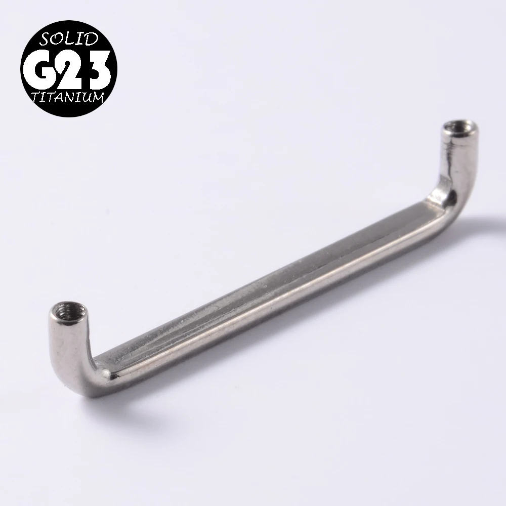 G23 Titanium Surface Piercing Double Ball Dermal Anchor