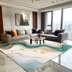 Ink Wash Abstract Carpet Living Room Luxury Home Decoration Large Area Sofa Rug Modern Bedroom Lounge Non-slip Entrance Door Mat