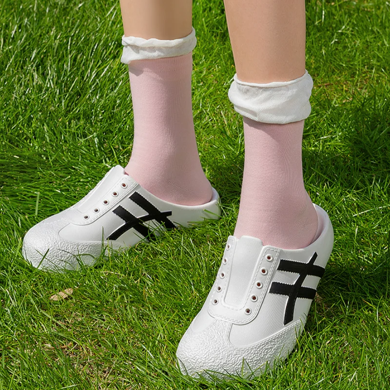 Spring Soft Soles Eva Closed Toe Mules Shoes Couples Non-Slip Breathable Clogs Birken Summer Slippers Women Outdoor Sports Shoes