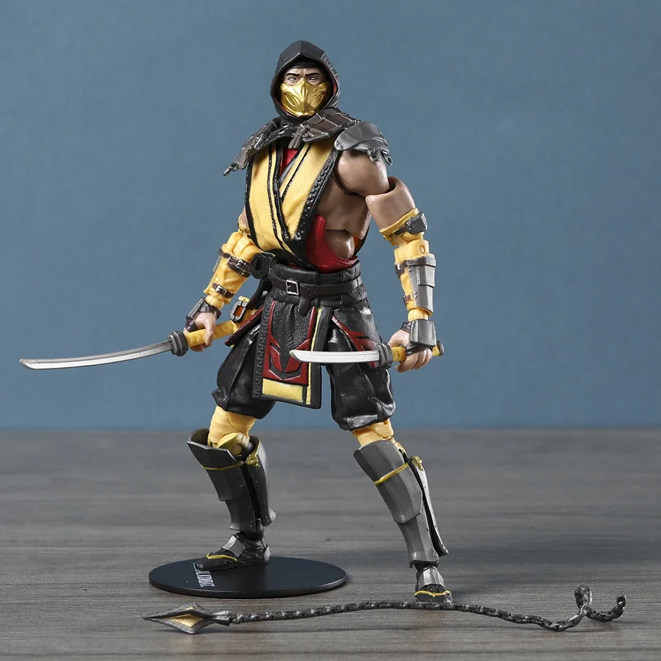 Mortal Kombat Sub-Zero Scorpion exclusivo 7 "modelo suelto accesorios juguete para regalo figura de acción pasatiempos