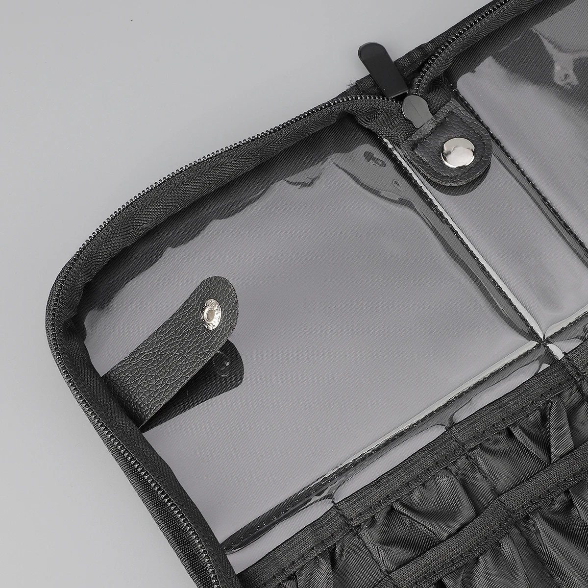 1 vertikale faltbare 14/24/29 Loch Pinseltasche Make-up Pinsel Aufbewahrung Falttasche Tasche mit großer Kapazität