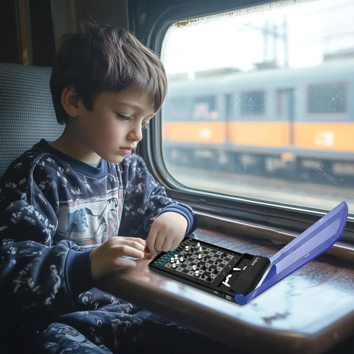 Set di scacchi da viaggio elettronico Lexibook, 32 pezzi, 64 livelli, 1-2 giocatori, gioco di strategia