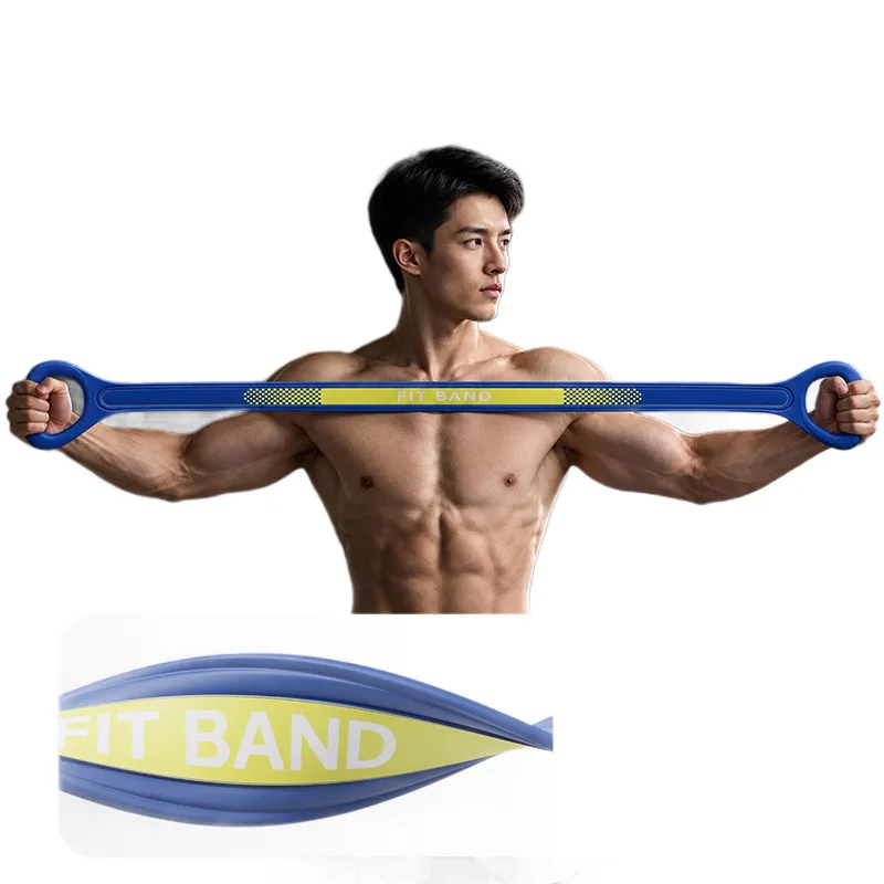Silicone Chest Expander Belt Men Women Non‑Slip High Elastic for Chest Muscle Training Shoulder Back Stretching Fitness Band