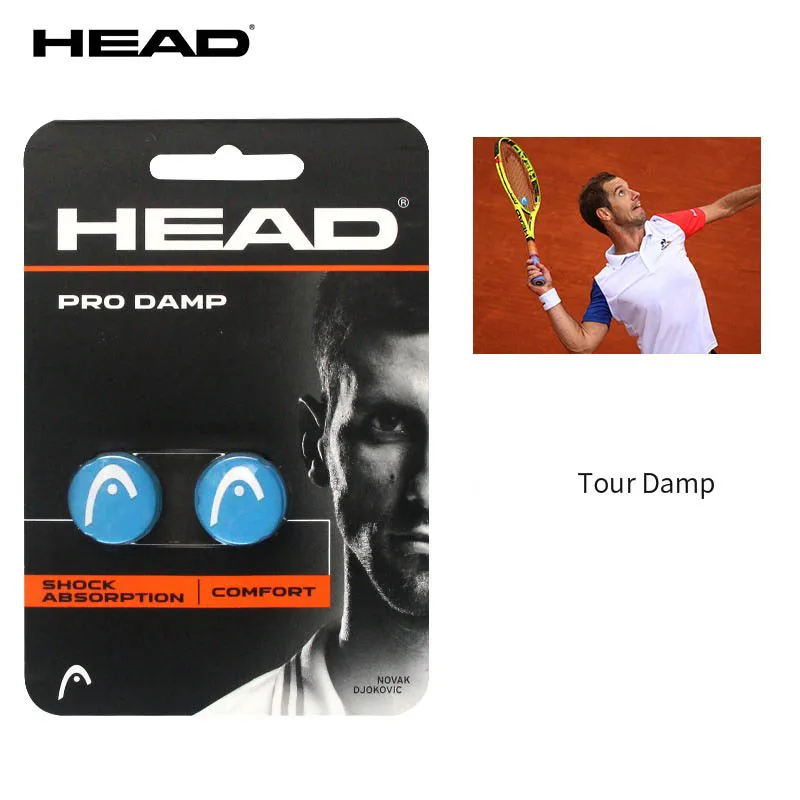 HEAD Tennis Racket Pro Damp Vibration Dampeners Silicone Anti-vibration Tennis Racquet Shock Absorber Shock Absorption Comfort