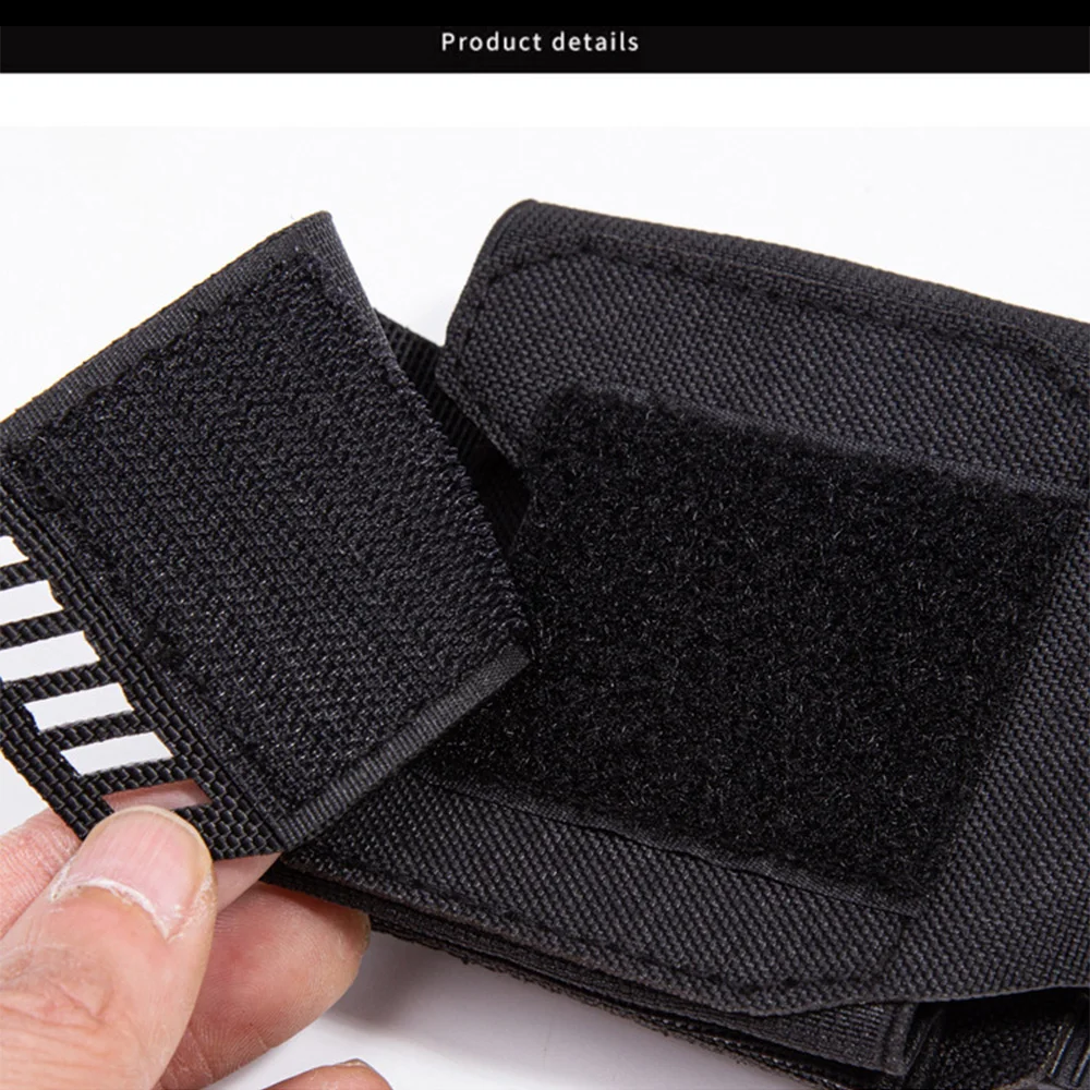 ​ ​ 전술 MOLLE 수갑 파우치 - 경찰 벨트 및 조끼용 범용 듀티 홀스터 |   법 집행 사냥 안전 휴대 케이스 ​