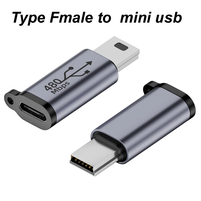 Type-C Naar Micro,Micro Naar Type C, Type C Naar Mini Usb, Micro Naar Mini Usb Adapter, Famele Naar Mannelijke Adapter Voor 480Mbps Gegevensoverdracht