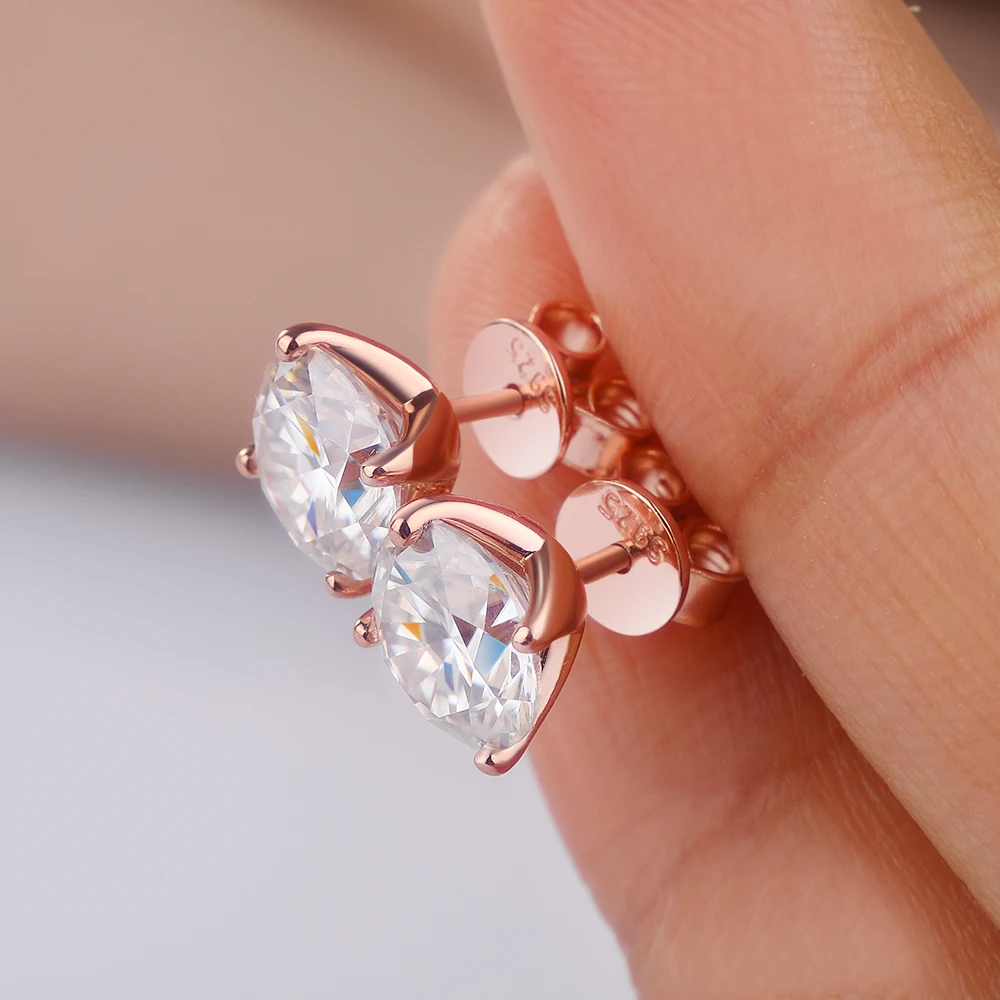 Thumbnail 3 - #36 Latest Moissanite Stud Earrings Offers