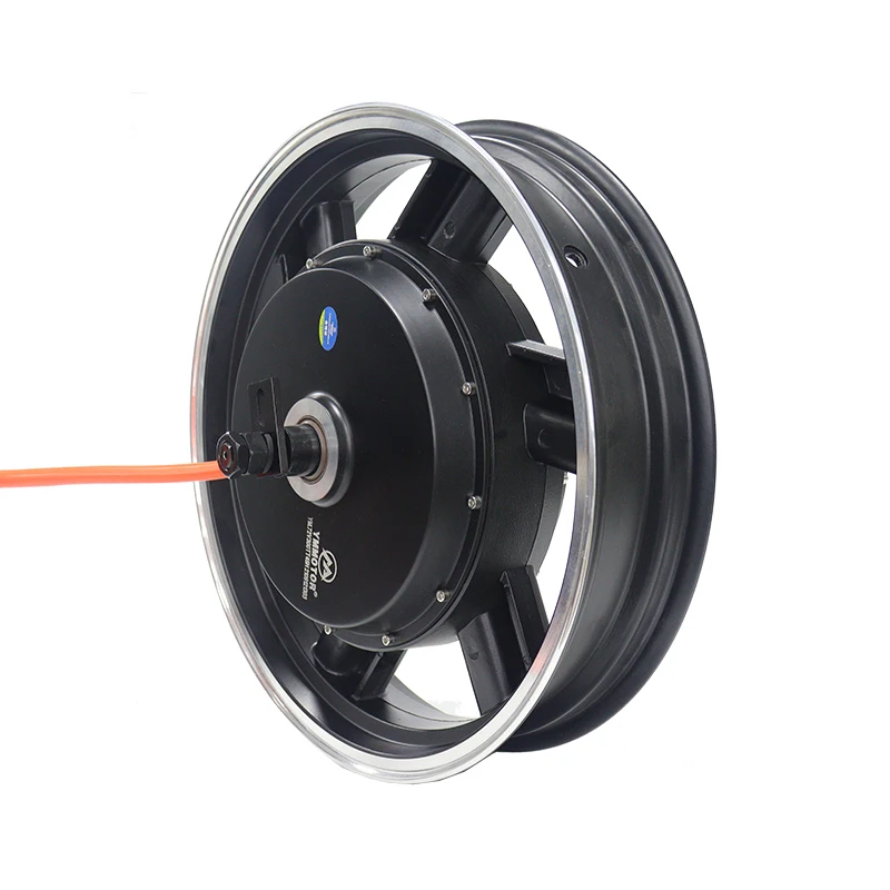 YMMOTOR 17x3.5inch 70KMH 2KW 72V HY V2 Brushless In-Wheel Hub Motor For Electric Motorcycle