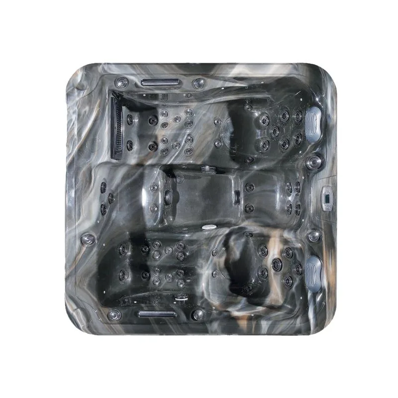 Villa SPA jacuzzi al aire libre acrílico para varias personas calefacción inteligente termostática jardín terraza gran piscina de burbujas