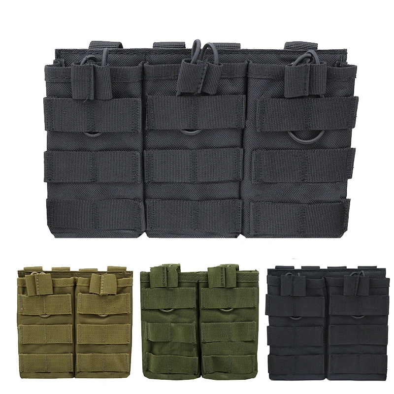 

Одинарная/двойная/Тройная сумка для магазина, пневматический пистолет AK 7,62 5,56 мм M4 AR 15, сумка для магазина винтовки, Охотничьи аксессуары