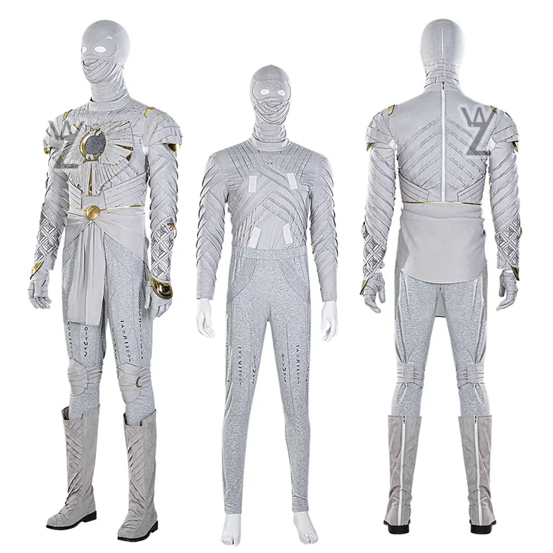 Moon Soldier Knight Cosplay Accessories Marc Spector Cloak Shirt Pants Shoes Gloves Armor Outfit Halloween Costumes for Men