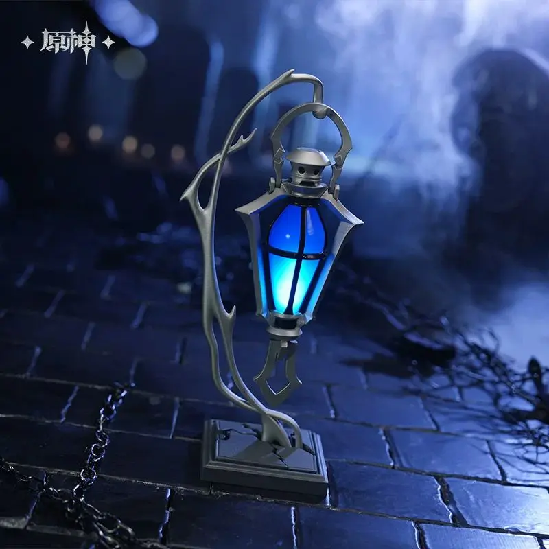 miHoYo Official Game Genshin Impact Flins Night Light Bedroom Lamp Desktop Ornament Anime Prop Collection Cosplay Halloween Gift