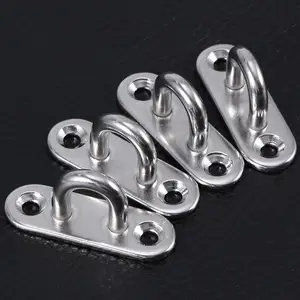 Heavy Duty Duty Stainless Steel hooks, wall assembly, u, boat, ceiling hanger, ring, garage, network, form D, stainless pillow, 1 pc, 5pcs 10 Main Sales Support TV ceiling - №7