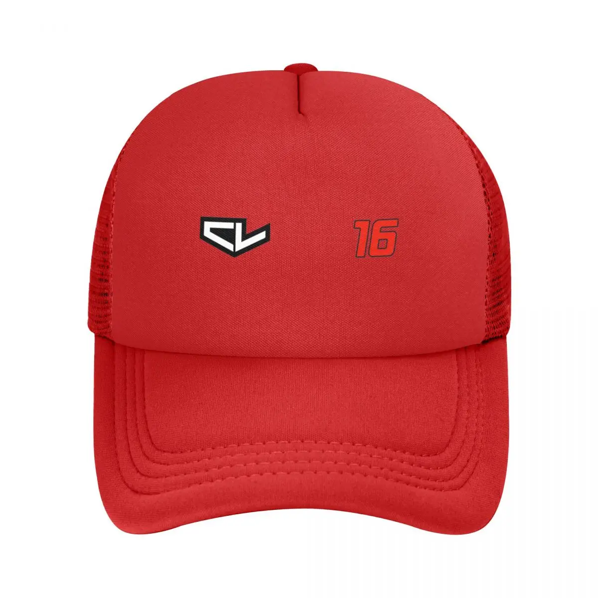 Gorras de camionero Charles Leclerc CL16 para hombre y mujer Gorras de béisbol de malla Hip-Hop, sombreros de poliéster, sombreros de sol transpirables, sombreros de Golf de verano