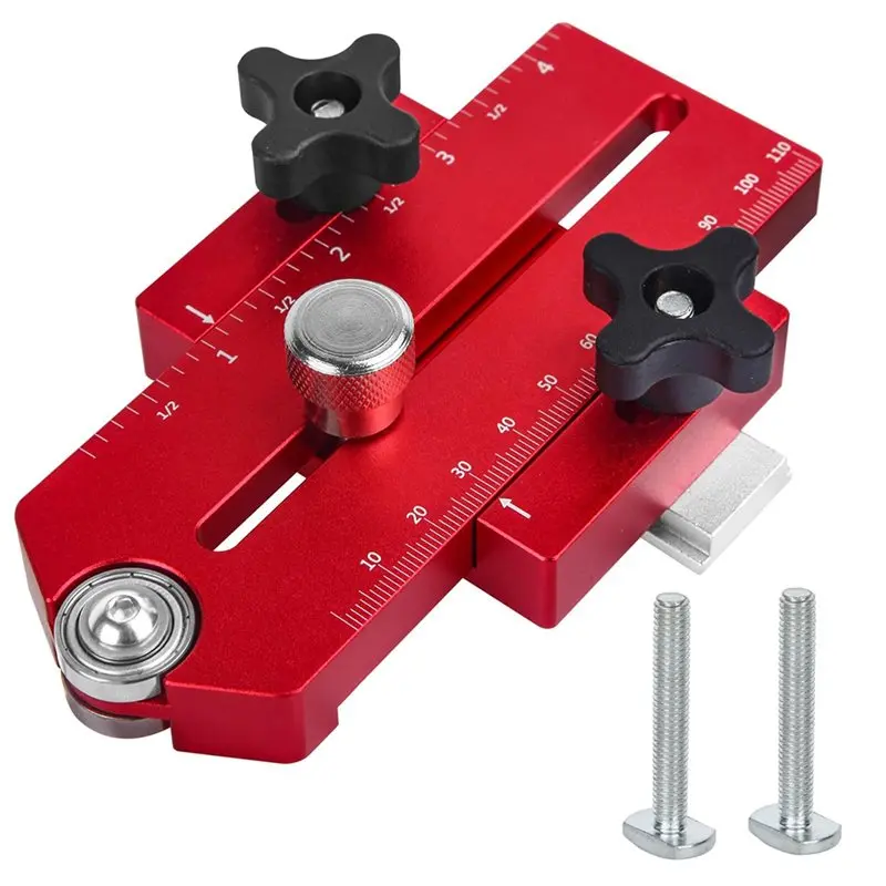 AWAH Thin Rip Jig Table Saw Accurate Thin Rip Guide Table Saw Thin Strip Jig Thin Rip Jig Table Saw For 3/8" X 3/4" T Slot